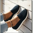 thumbnail image 1 of Loafers For Women Comfort Walking Shoes Classic Knitted Casual Cute Slip-On Fashion Comfy Closed Toe Flats Shoes Clearance Sale, 1 of 7