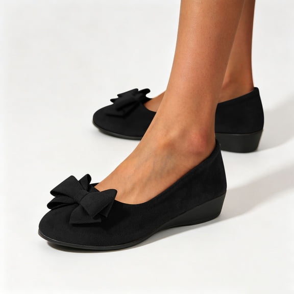 Loafers for Women Fashion Casual Spring and Summer Beach Versatile Bowknot Shallow Shoes Women's Loafers Shoes with Bowknot Flats Casual Comfortable Walking Loafers Sandals for Women