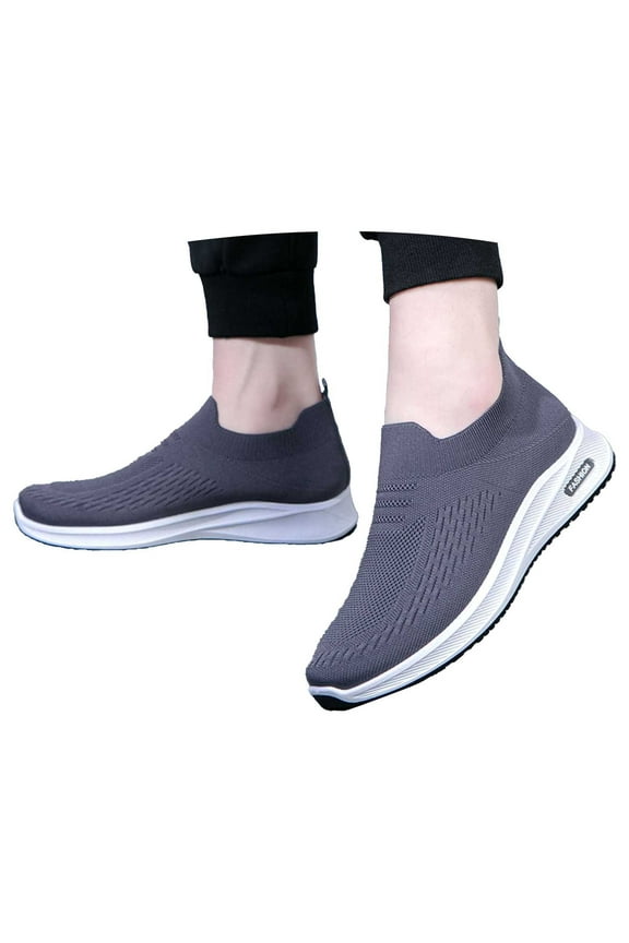 Loafers for Men Vintage Comfortable Extra Wide Width Business Casual Shoes Flat Boat Loafers Mesh Walking Shoes Business Oxfords Sneakers Work