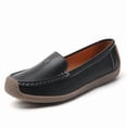 thumbnail image 1 of Loafers for Women, Casual Comfortable Slip On Flats, Lightweight Loafers Faux Leather Walking Shoes, 1 of 4