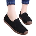 thumbnail image 1 of Loafers for Women Comfortable Business Casual Shoes Womens Dressy Slip On Office Work Flats Shoes Women's Solid Color Round Toe Penny Shoes, 1 of 9