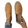 thumbnail image 1 of Loafers for Women Comfortable Lightweight Breathable Womens Shoes Slip-Ons Casual Suede Shoes Round Toe Business Work Shoes, 1 of 9