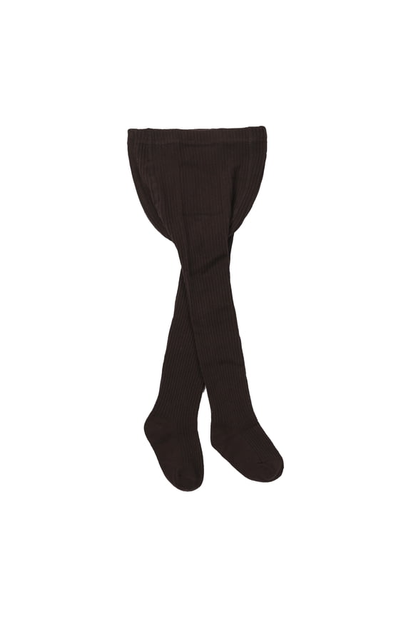 0-4Y Baby Girls Tights, Basic Plain Rib Stitch Knit Leggings Stockings 1 Pack Pantyhose Infants Toddlers