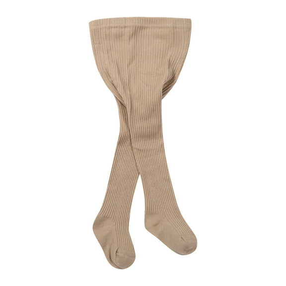 Loalirando 0-4Y Baby Girls Tights, Basic Plain Rib Stitch Knit Leggings Stockings 1 Pack Pantyhose Infants Toddlers