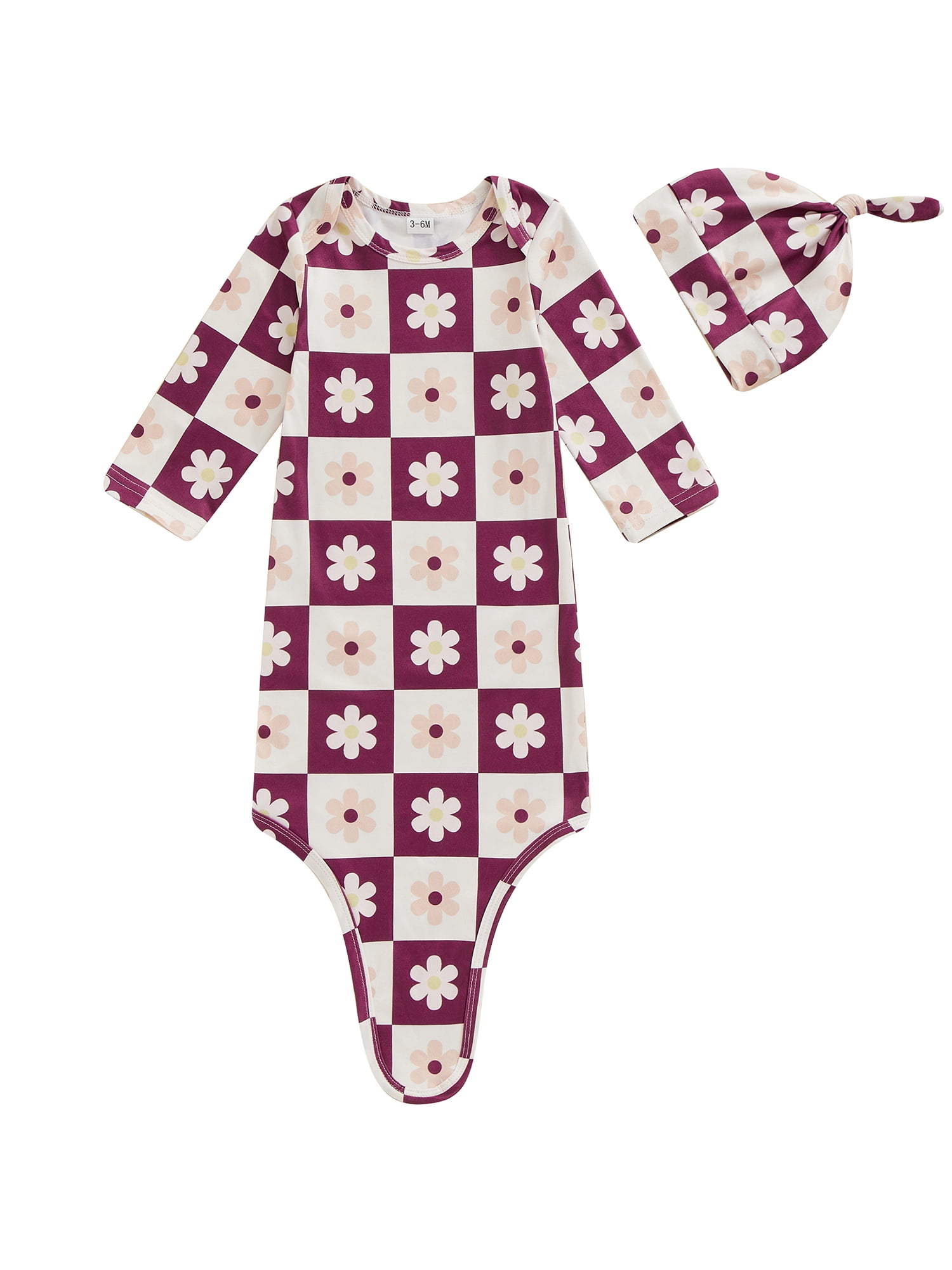 Loalirando Baby Girl Sleep Sack Checkerboard Long Sleeve Sleeping Bag
