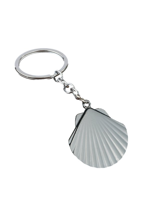 Alloy Beach Shell Keychain, Shell Shape Metal Key Ring, Handbags Backpacks Decorative Car Key Chain