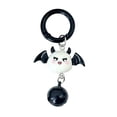 thumbnail image 1 of Loamitoy Halloween Cartoon Bat Keychain with Bell, Winged Ghost Castle Bag Charm, Backpacks Handbags Decoration Accessory, Party Favors, 1 of 7