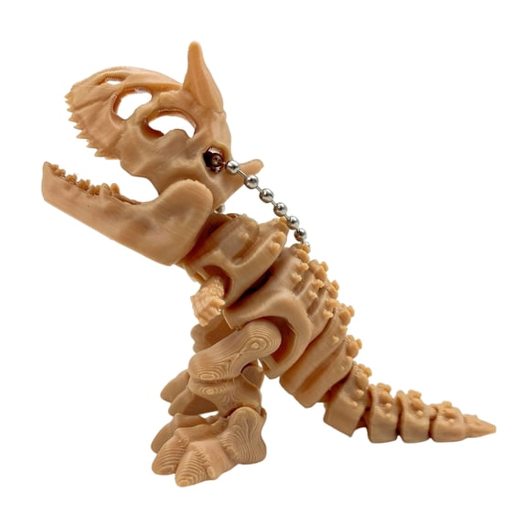 Loamitoy Keychain Pendant, 3D Printed Skeleton Dinosaur Keychain, Lightweight Backpack Handbag Charm for Everyday Use