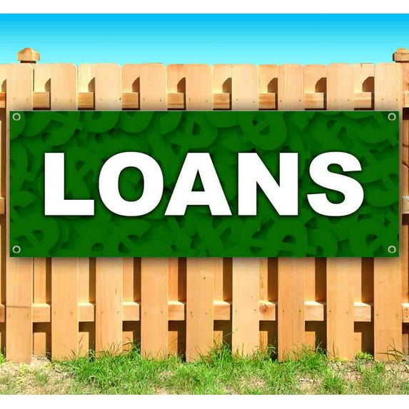 Loans 13 oz Vinyl Banner With Metal Grommets