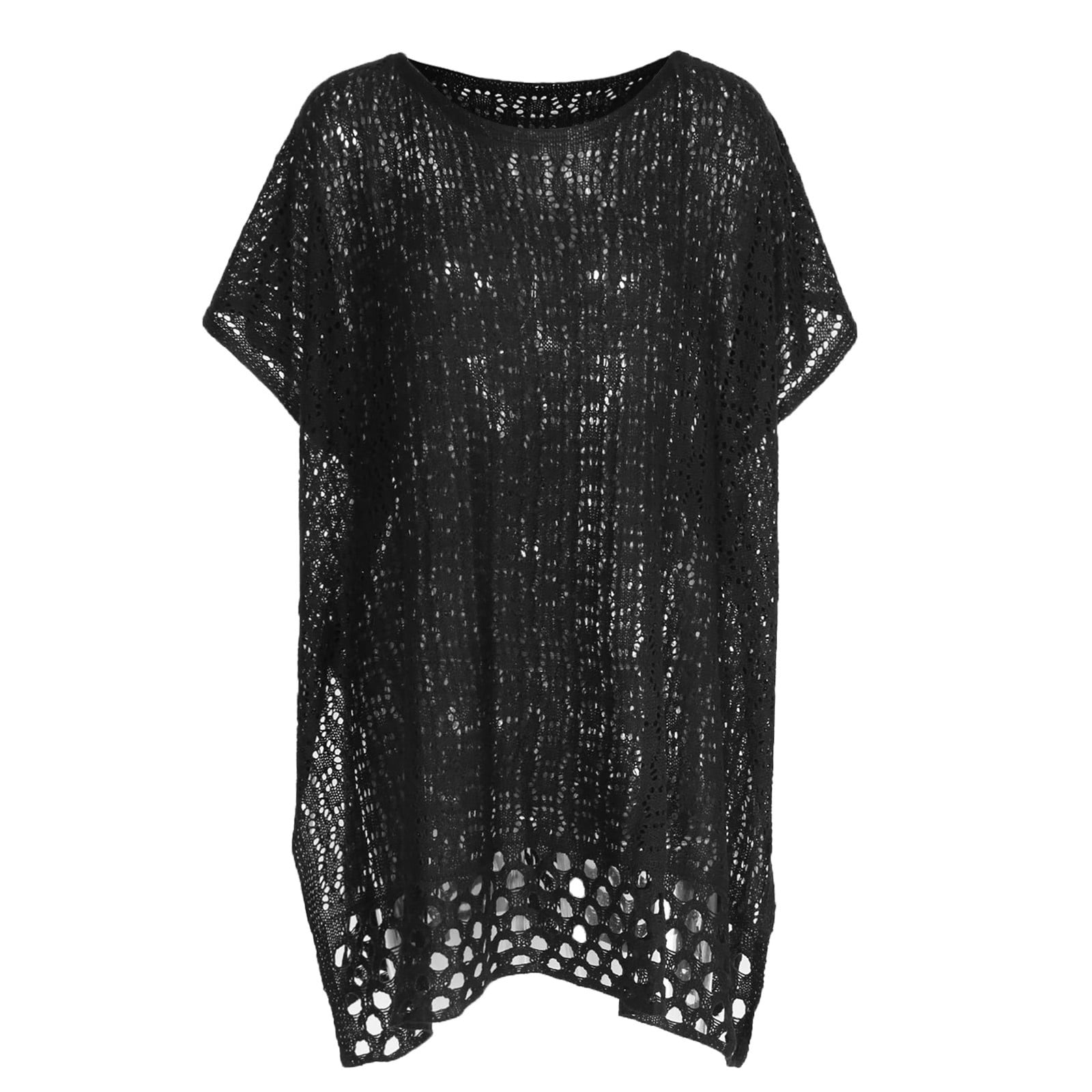 Loasebue Women's Bathing Suit Cover Ups Crochet Cover Up For Swimwear