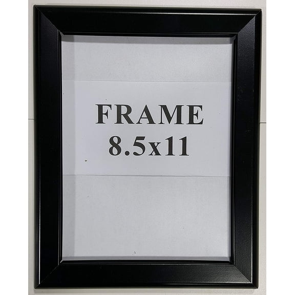 Lobby Frame Black 8.5x11 Inches Front Loading Quick Poster Change, Wall Mounted, HEAVY DUTY