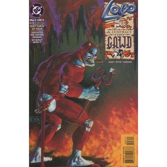 Lobo: A Contract on Gawd #3 VF ; DC Comic Book