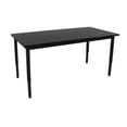 thumbnail image 1 of Lobo Tables LOB7083-ABP-C 30 in. x 7 2 in. Fully Welded Lobo Table- Black Frame and Adjustable Big Paw Legs- 1.25 in. ChemRes Laminate With Black Lotz Armor Edge Top, 1 of 1