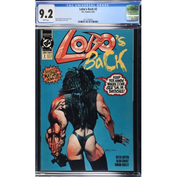 Lobo's Back #2 - CGC 9.2 Comic Book