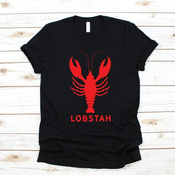 Lobstah Maine Lobster Seafood Crustacean Ocean Food Graphic Tee Shirt,for unisex up to size 5XL