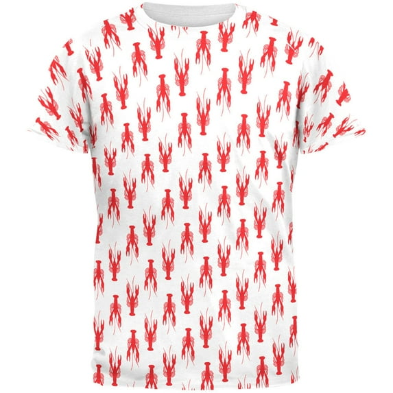Lobster All Over Adult T-Shirt - Medium