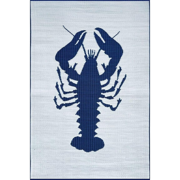 Lobster Blue  White