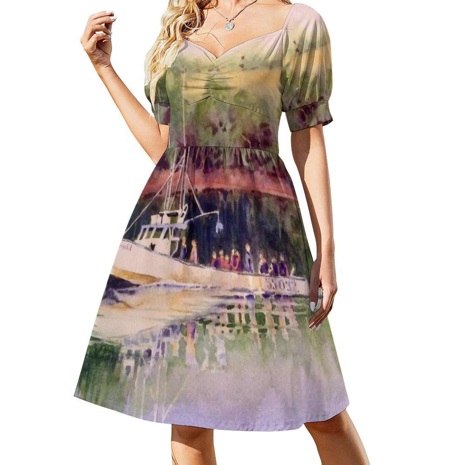 Lobster Boat Party Dress summer outfits for women evening dresses women — free download