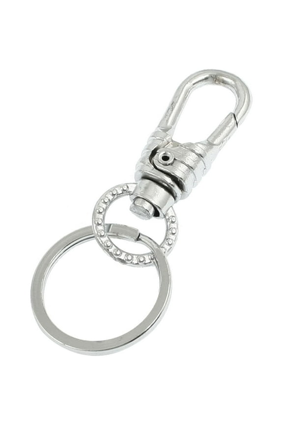 Lobster Clasp Clip Split Ring Key Chain Keyring 3" Length