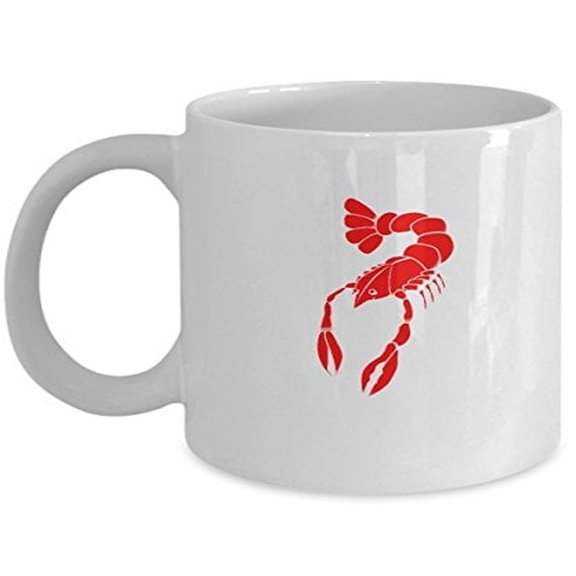 Lobster 11 oz Coffee Mug - Seafood Lover Gifts White Ceramic