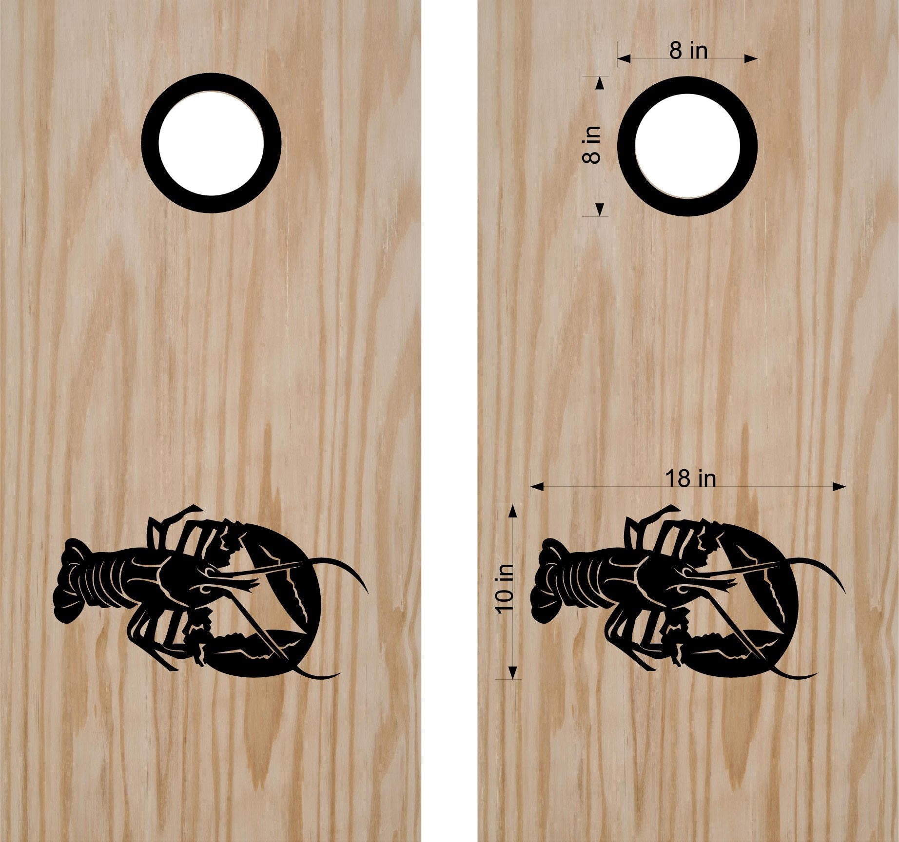 Cornhole Board Wraps – Set Of 2 Palm Beach Sunset Vinyl Decals, Easy-Apply Skins For Bean Bag Toss Boards