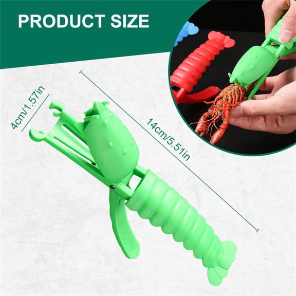 Lobster Cracker Tool - 3 Pack Seafood Shell Cracking Clip - Stainless Steel Seafood Shears for Crab Shrimp Claw - Kitchen Seafood Accessory
