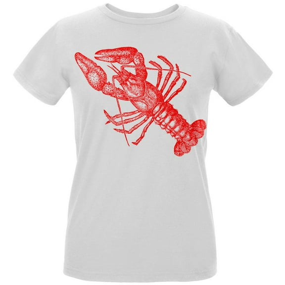 Lobster Crustacean Copperplate Womens Organic T Shirt