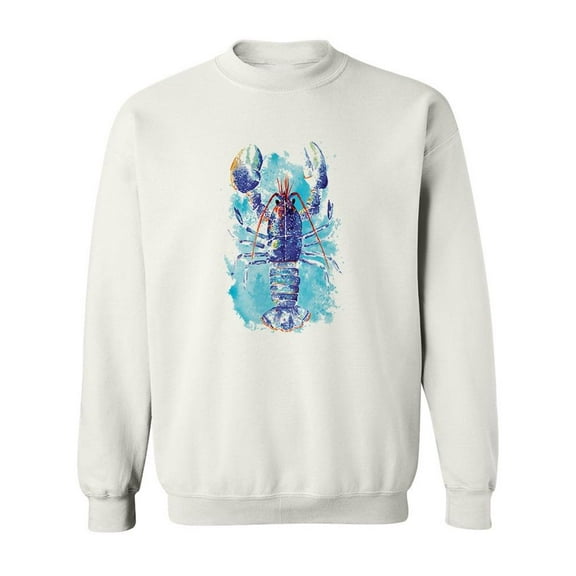 Lobster In Water Sweatshirt Men -SPIdeals Designs, Male XX-Large