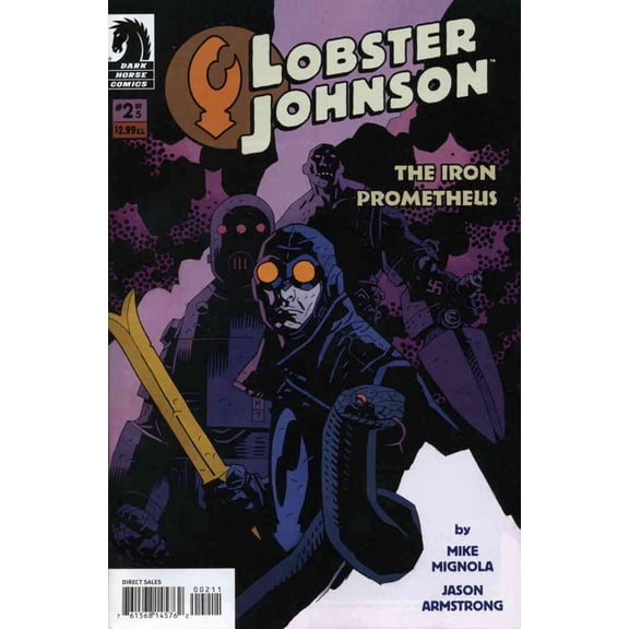 Lobster Johnson: The Iron Prometheus #2 VF ; Dark Horse Comic Book