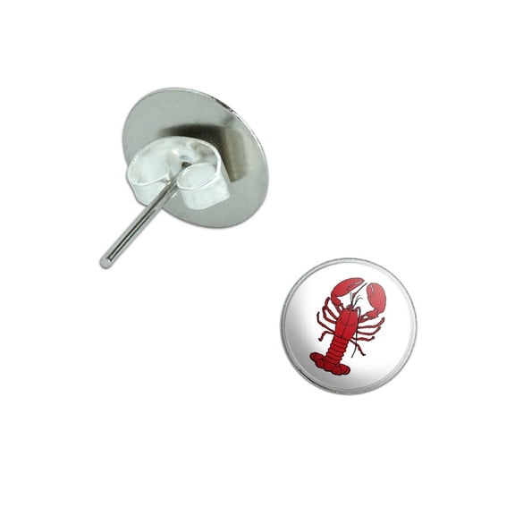 Lobster Pierced Stud Earrings