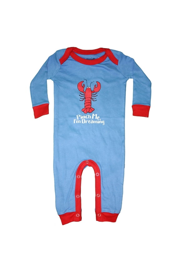 Lobster Pinch Me I'm Dreaming Infant Coveralls - 12 month