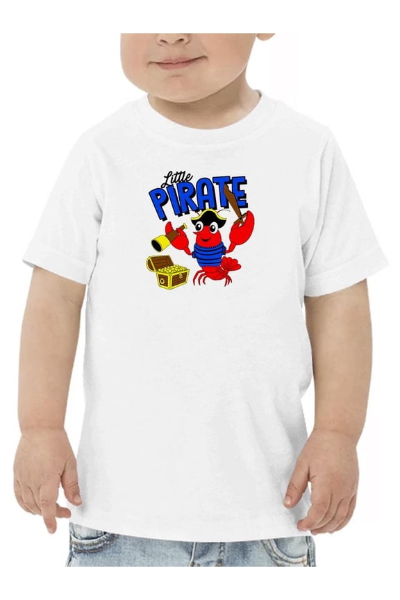 Lobster Pirate Treasure Chest T-Shirt Toddler -Image by Shutterstock, 4 Toddler