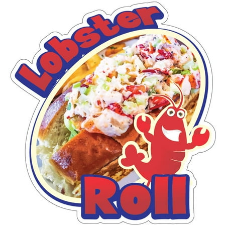 Lobster Roll 8" Decal Concession Stand Food Truck Sticker