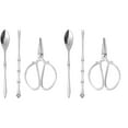 thumbnail image 1 of Lobster Scissors 2 Sets Crab Eating Tool Seafood Knives Cooking Biscuits Accessories Kit, 1 of 6