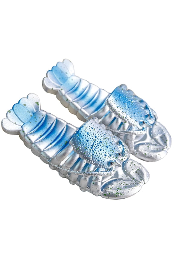 Lobster Slippers, Funny Animal themed Slippers,Pool Beach Party Shoes,Unisex Shoes Couple Summer Slipper for Kids and Women Men