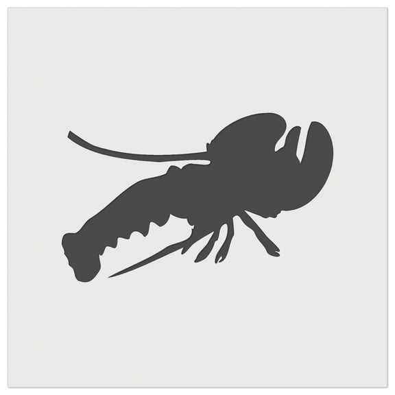 Lobster Solid DIY Cookie Wall Craft Stencil - 9.0 Inch