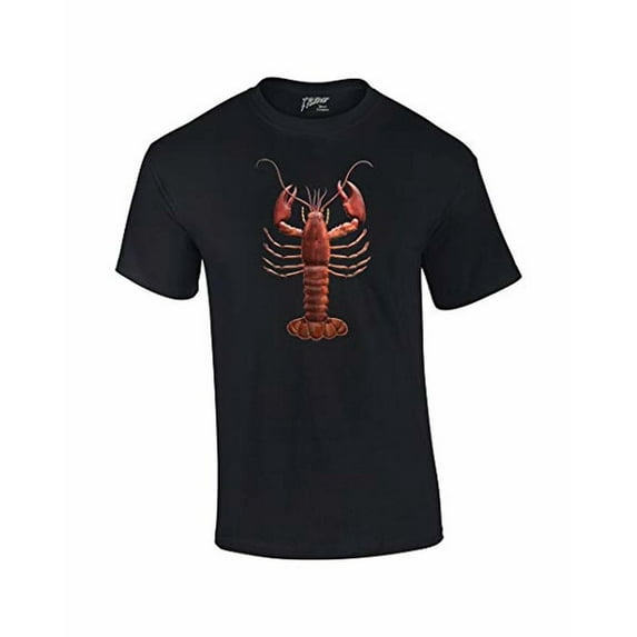 Lobster T-shirt 3D Great Maine Lobstah Crustacean Vacation Celebration Portland Old Orchard Kennebunk Bar Harbor-Black-Small