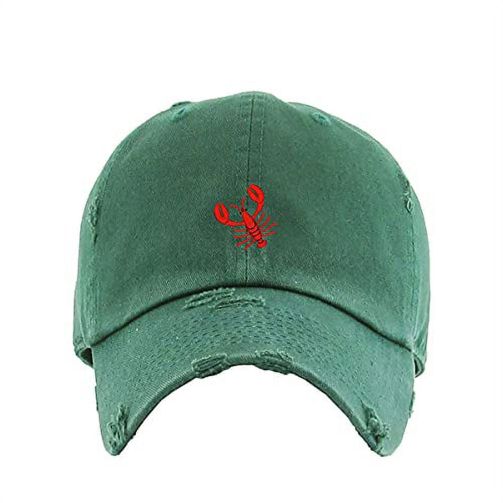 Lobster Vintage Baseball Cap Embroidered Cotton Adjustable  display picture 1