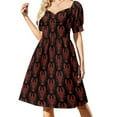 thumbnail image 1 of Lobster (black and red vertical) Sleeveless Dress clothes for woman dresses for women, 1 of 7