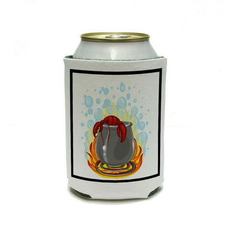 Lobster in Pot - Cooking Seafood Can Cooler Drink Insulator Beverage Insulated Holder
