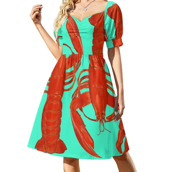 Lobsters Sleeveless Dress Clothing Women's evening dress dresses ladies 2024 summer party dresses women