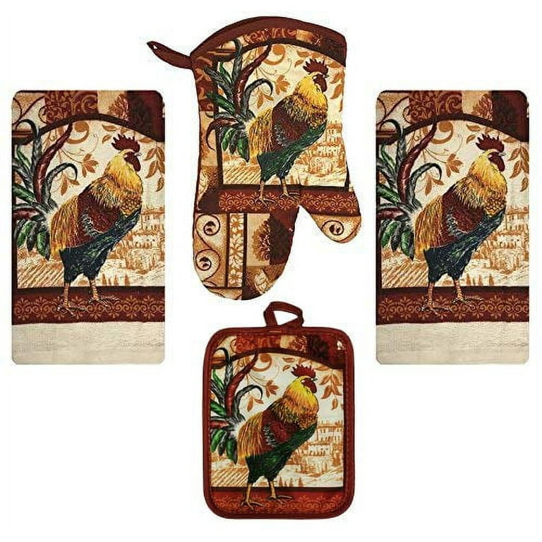 Lobyn Value Packs Oven Mitts and Pot Holders - Kitchen Towels and