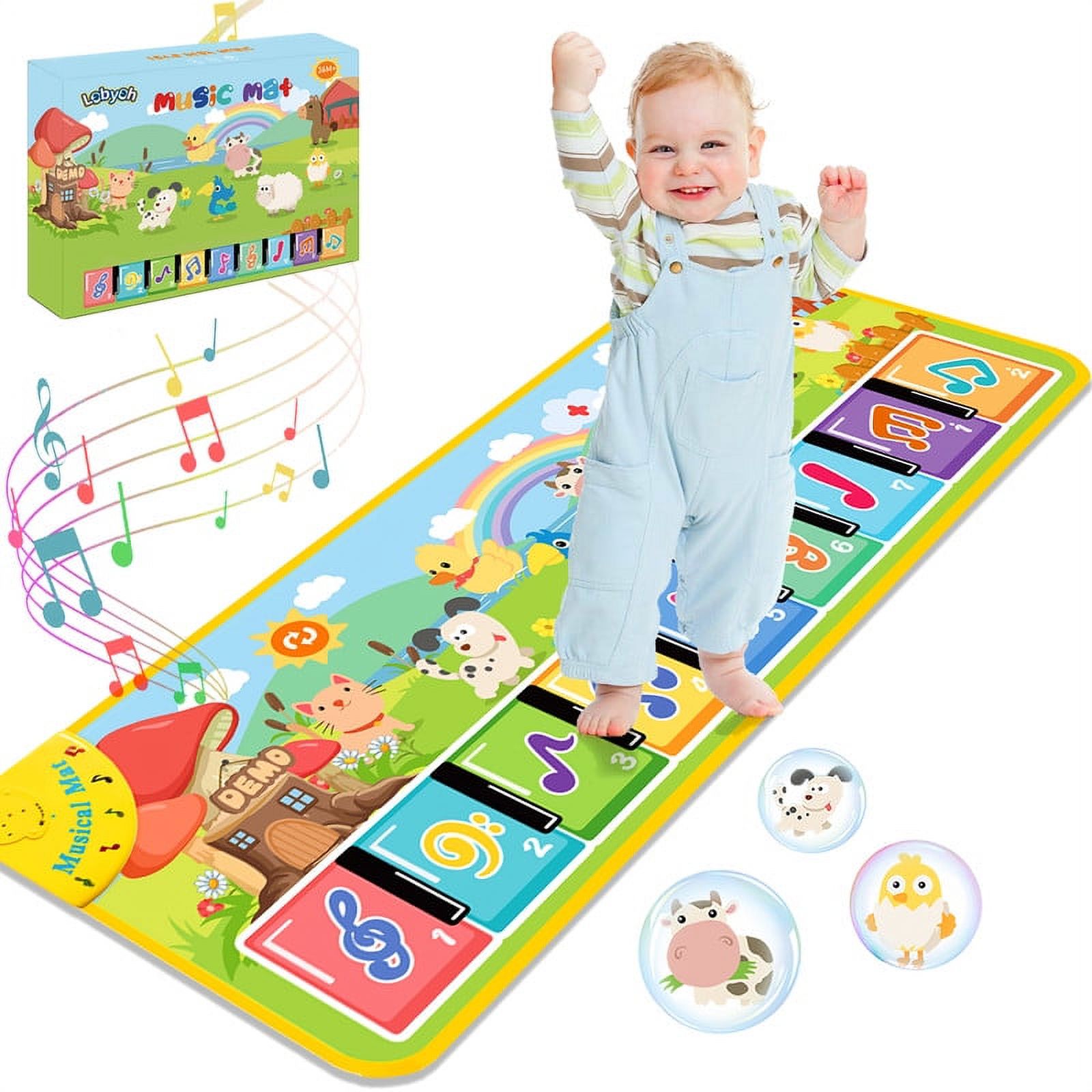 Joyjoz Baby Musical Mats Toddlers Floor Piano Mat Musical Piano Mat