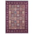 thumbnail image 1 of Lobzenica Burgundy Medallion Polyester Area Rugs for Living Room Washable Rugs Boho Moroccan Area Rug Soft Geometric Bohemian Carpet Distressed Indoor Rug for Bedroom Dining Room Office Nonslip Rug, 1 of 9