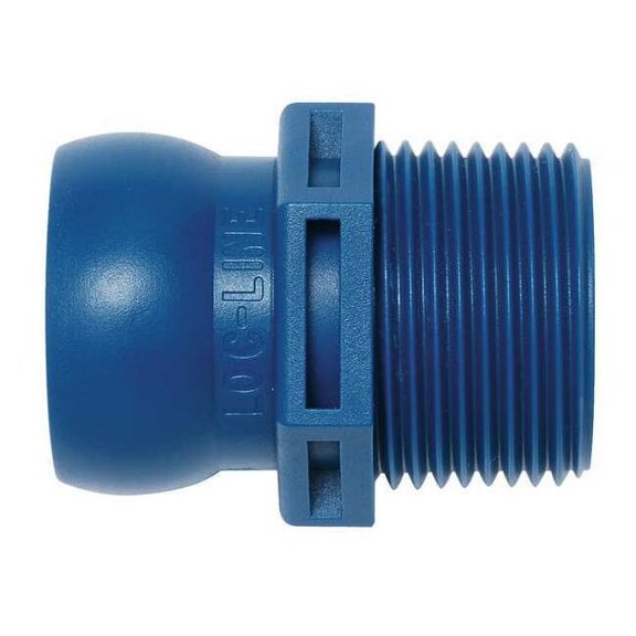 Loc-Line BSPT Connector,3/4In,PK4 61509