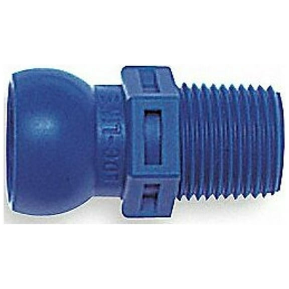 Loc-Line BSPT Connector, 3/8 In, PK4 51826