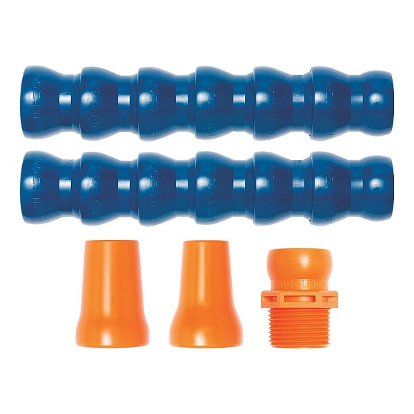 Acetal Copolymer Blue and Orange Threaded Hose Kit