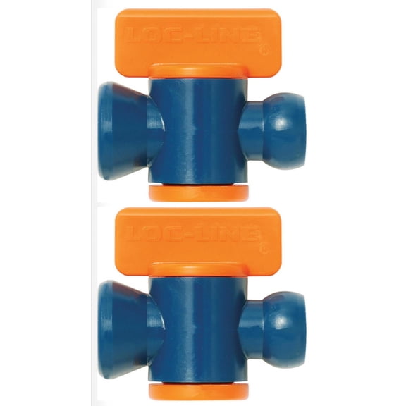 1/4" Loc-Line (2) In-Line Flow Control Valves. Pack Of (2) In-Line Valves. Loc-Line USA #21194
