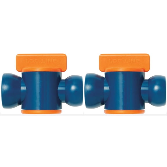 1/2" Loc-Line (2) In-Line Flow Control Valves. Pack Of (2) In-Line Valves. Loc-Line USA #32094