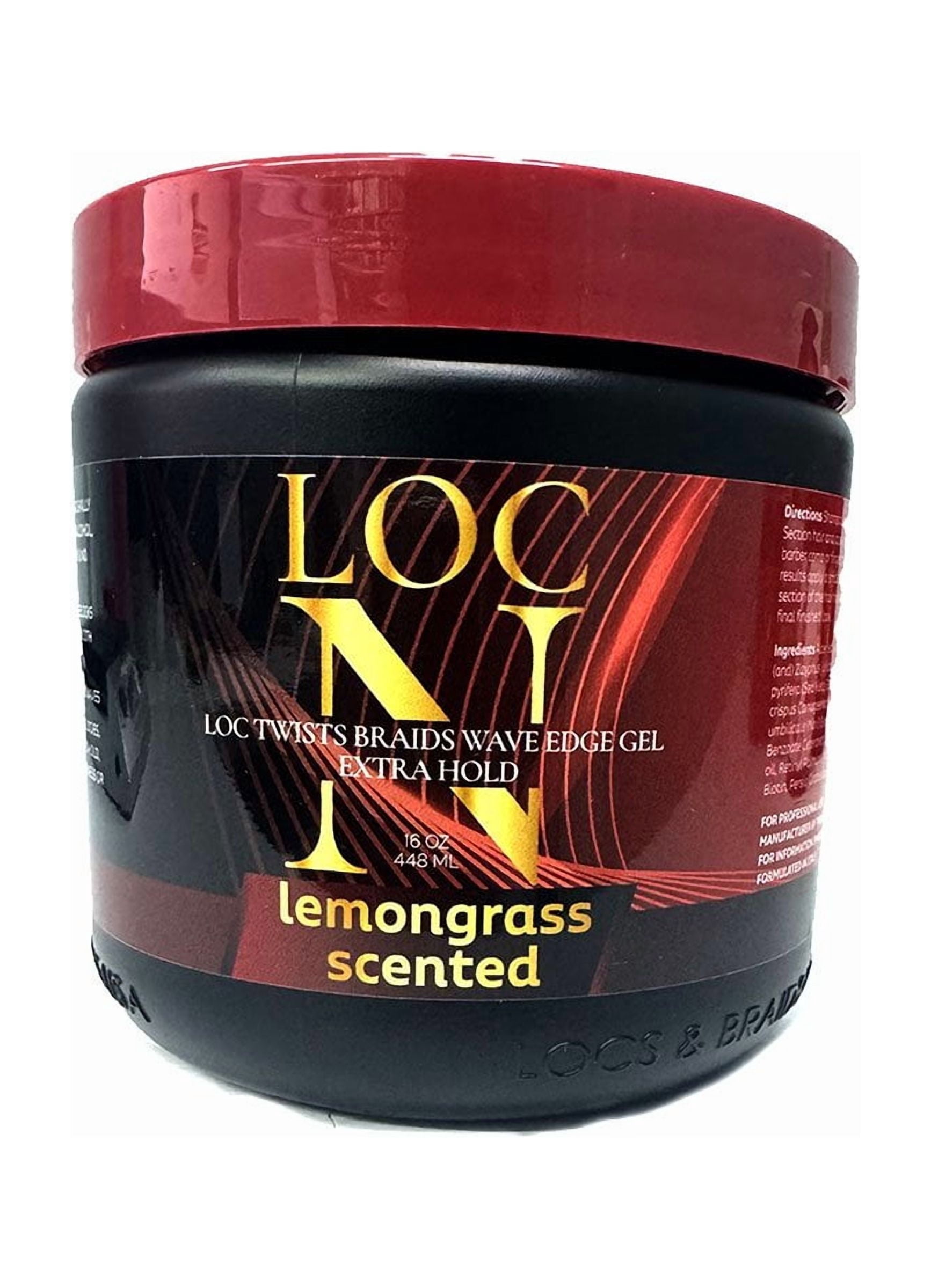 Loc N Twist Braid Edge Gel Extra Hold Lemongrass 16oz - Walmart.com